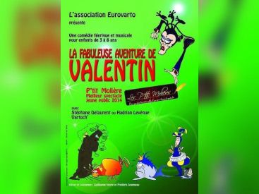 La fabuleuse aventure de Valentin au théâtre Le Mélo d’Amélie