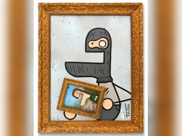 Exposition "Hors Cadre" du street artist TocToc à la Galerie Sakura