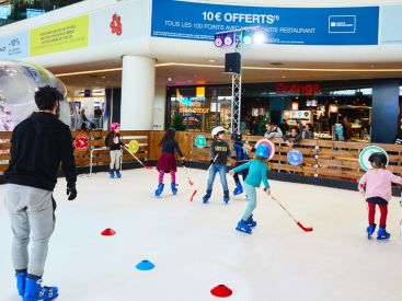 Une patinoire de 150m2 s'installe aux 4 Temps 