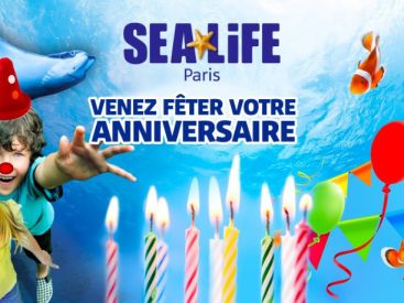Des journées d'anniversaire pour les enfants chez Sea Life Paris
