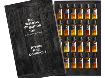 Les calendriers de l'Avent 2019 whisky x liqueurs de Historia 