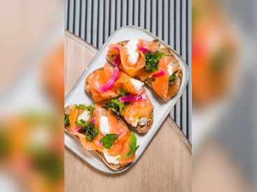 La recette de la tartine au saumon fumé d'Astara