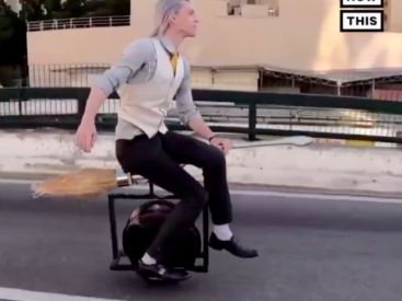 Insolite : Un balai à moteur pour se déplacer comme dans Harry Potter