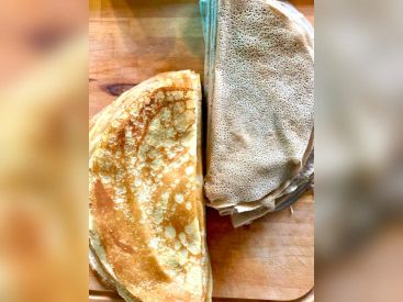 La recette des crêpes à la farine blé noir de Nolwenn Corre