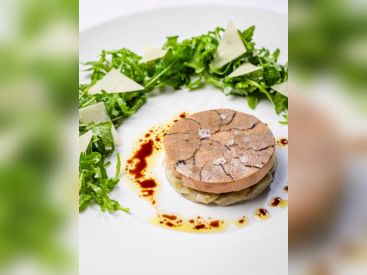 Recette de la salade d’artichauts et foie gras d’oie du chef deux étoiles Cédric Deckert