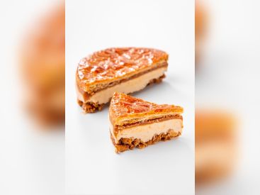 Une glace parfum galette des rois pour l'Epiphanie 2021 à la Fabrique Givrée