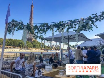 La Guinguette Sohso face à la Tour Eiffel