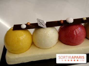 Bûche de Noël 2018 par David Wesmaël pour La Glacerie de Paris