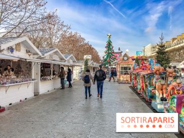 Le Marché de Noël des Tuileries à Paris, allée