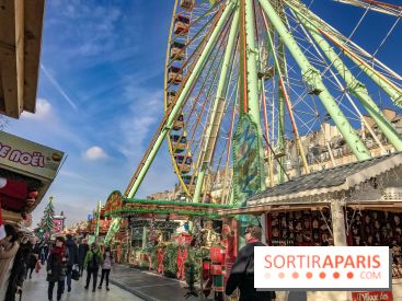 Le Marché de Noël des Tuileries à Paris, grande roue
