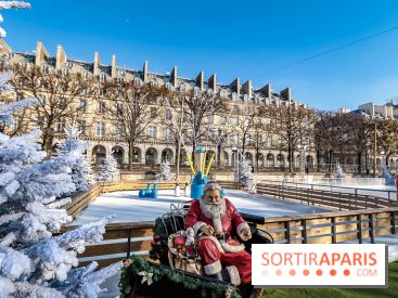 Le Marché de Noël des Tuileries à Paris, patinoire