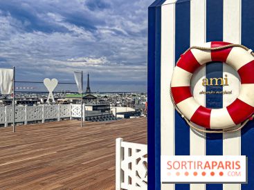 AMI Paris aux Galeries Lafayette Haussmann : pop ups, glacier et crêperie AMI par Julien Sebbag