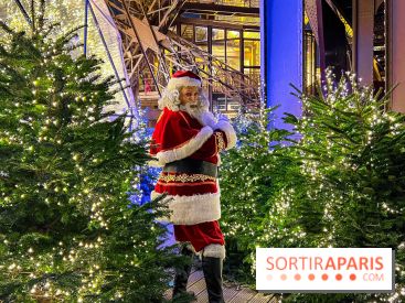 Noël 2024 à la tour Eiffel : terrasse d'hiver, délices de fêtes & Père-Noël au 1er étage du monument
