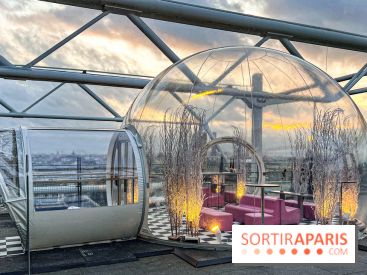 Bulle de rêves : la terrasse d'hiver du restaurant George au sommet du Centre Pompidou