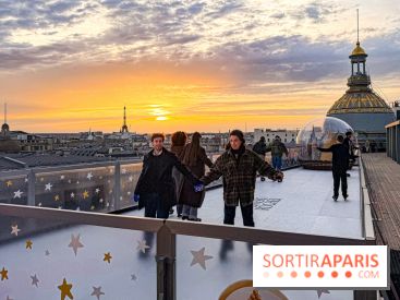 Noël 2025 au Printemps Haussmann : une patinoire gratuite au sommet du grand magasin - réservations
