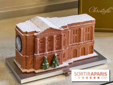 La Bûche de Noël 2025 de l'Hôtel de Crillon par Matthieu Carlin : le palace ... à croquer !