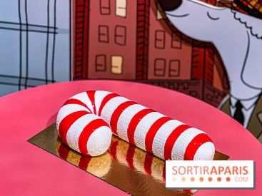 Candy Cake, la Bûche de Noël 2025 du Printemps Haussmann par Bryan Esposito, clin d'œil à New-York