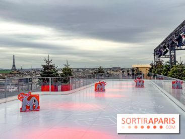 Noël 2025 aux Galeries Lafayette Haussmann : une patinoire éphémère sur les toits de Paris - dates