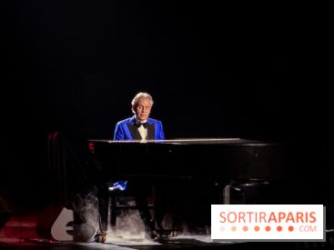 Andrea Bocelli en concert à l'Accor Arena de Paris en avril 2026