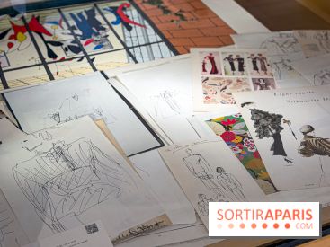 Une exposition gratuite dévoile plus de 1000 dessins de mode inédits de Karl Lagerfeld en juillet à Paris