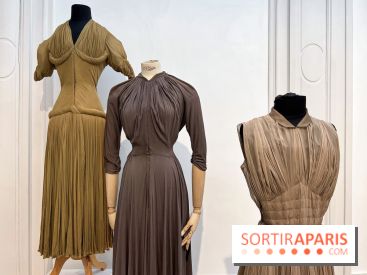 La sublime exposition avant la vente aux enchères évènement des pièces Haute Couture Madame Grès