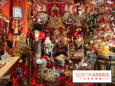 La Maison du Roy, la boutique - royaume des décorations de Noël sur les Grands Boulevards, à Paris