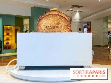 Jacquemus x Galeries Lafayette Haussmann : pop up, installations géantes, café et marché aux fleurs