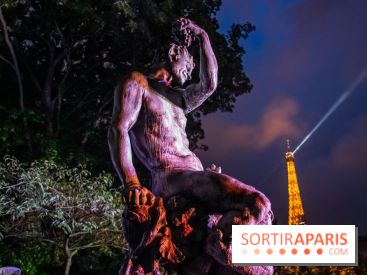 visuel Paris visuel  - palais galliera tour eiffel nuit