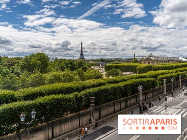 visuel Paris visuel  -  Rue de Rivoli - jardin des Tuileries 