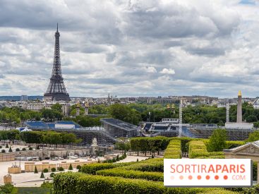visuel Paris visuel  -  concorde - Tour Eiffel - Jo Paris 2024