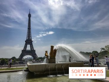 Visuel Paris, tour eiffel fontaine