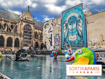 Visuel Paris - fontaine Stravinsky - Beaubourg