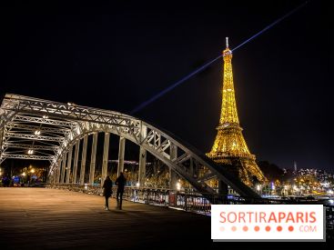Visuel Paris Tour Eiffel pont nuit