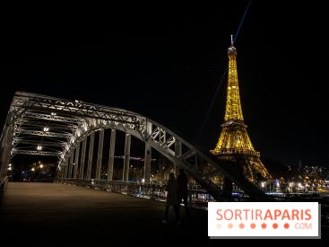 Visuel Paris Tour Eiffel pont nuit