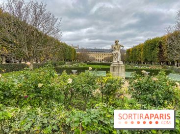 Visuel Paris vide confinement Palais Royal