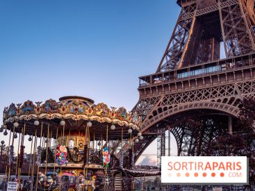 Visuel Paris Tour Eiffel manège enfants