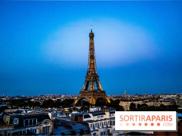 Visuel ParisTour Eiffel soir nuit