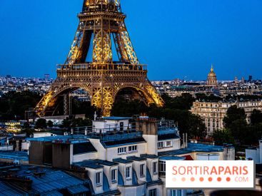 Visuel ParisTour Eiffel soir nuit