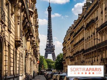 Visuel Paris Tour Eiffel rue