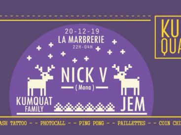 Kumquat House Edition avec Nick V, JEM à La Marbrerie de Montreuil
