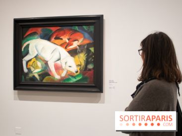 Trois animaux (chien, renard et chat), Franz Marc, 1912 - L'aventure du Cavalier Bleu au Musée de l'Orangerie