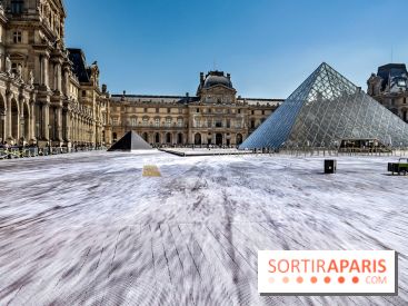 JR investit la place de la Pyramide du Louvre pour ses 30 ans