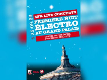 SFR, SFR live concerts, Grand Palais, Paris, Concerts, Etienne de Crécy