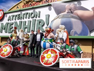 Inauguration Attention Menhirs ! et fête des 30 ans du Parc Astérix