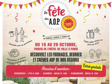 Fête des AOP 2019 revient sur le Parvis de l'Hôtel de Ville