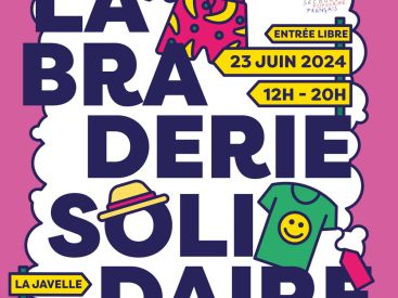 La braderie solidaire de Utopia 56 et du Secours Populaire au Point FMR