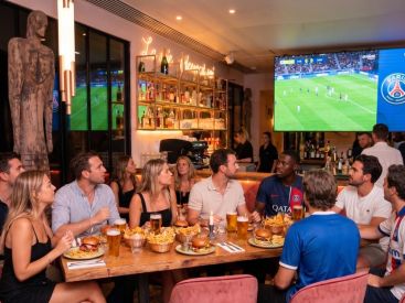 Diffusion du match de la Finale de la Ligue des Champions PSG - Arsenal au restaurant Paillettes