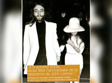 John Lennon, Yoko Ono, Henry Pessar, Beatles, Mondial de l'Antiquité, Marché Biron, Puces Saint Ouen