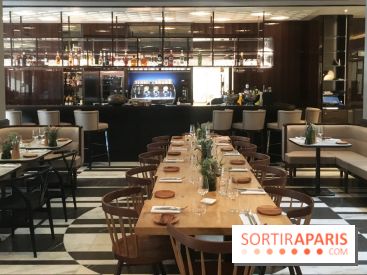 Intérieur de la Brasserie du Lutetia