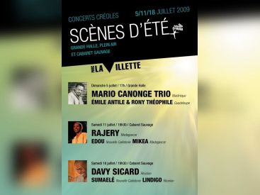 Scènes d'été, Villette, Grande Halle, Cabaret Sauvage, Paris
